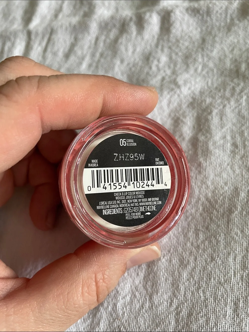 Maybelline Cloud Topia Cheek & Lip Mousse - Rose Coral